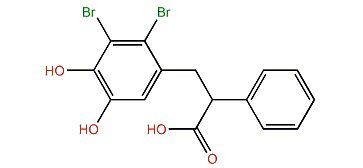 3-(2,3-Dibromo-4,5-dihydroxyphenyl)-2-phenylpropanoic acid